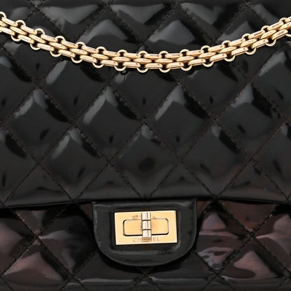 Chanel Patent Quilted 2.55 Reissue 226 Flap Black 8 of 12