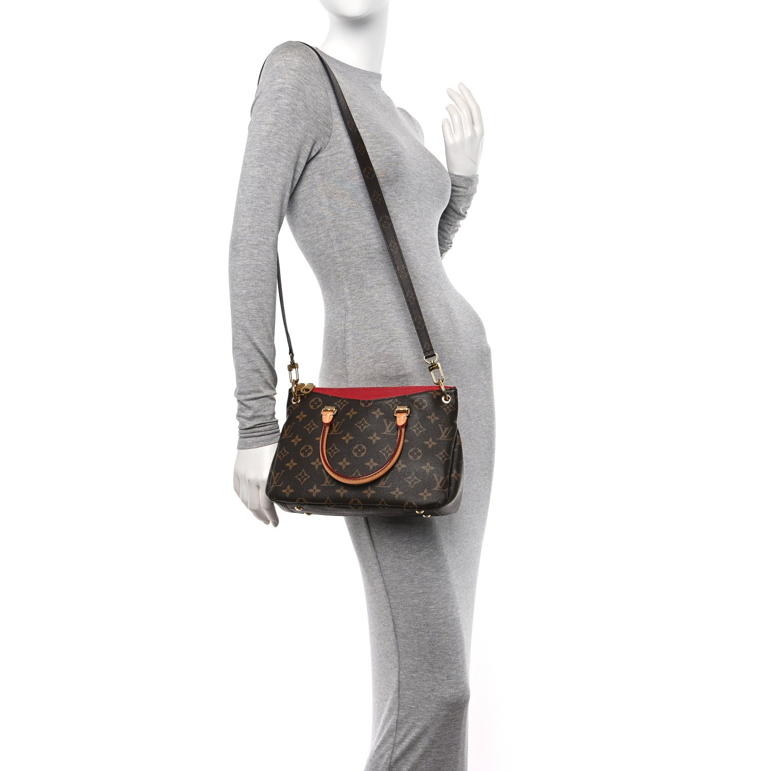 Louis Vuitton Monogram Pallas BB Cherry 2 of 9