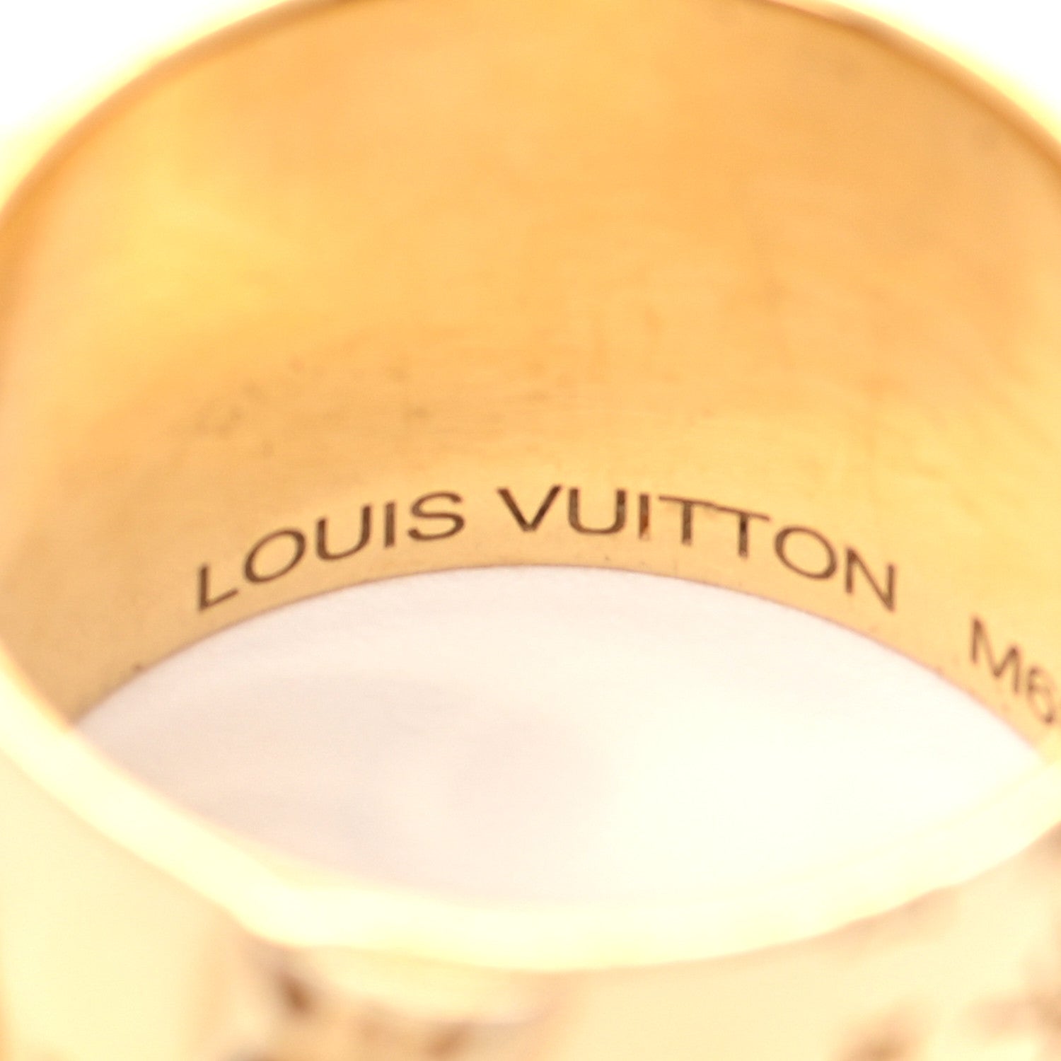 Louis Vuitton Nanogram Ring M Gold 4 of 5