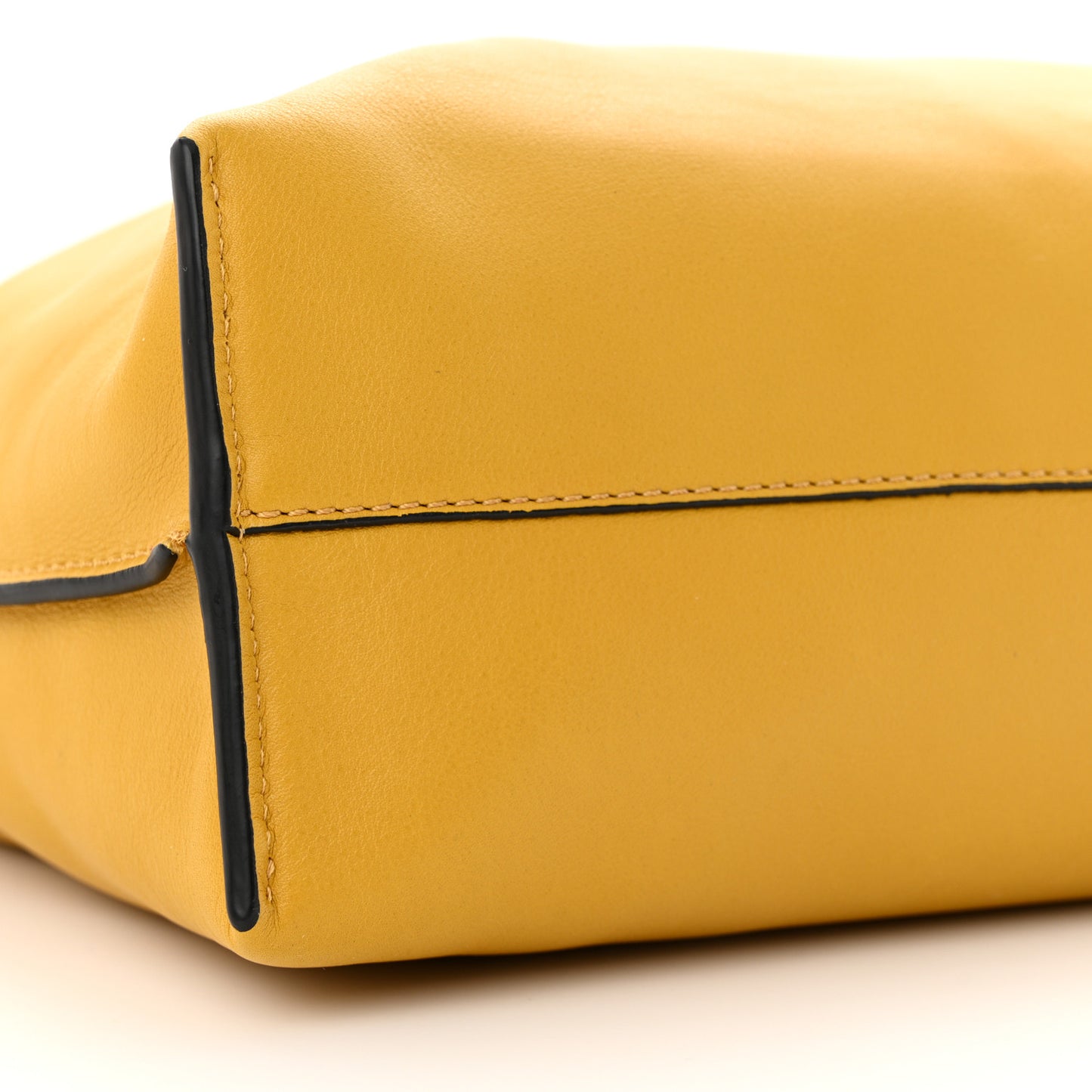 Calfskin Flamenco Knot Bag Mustard