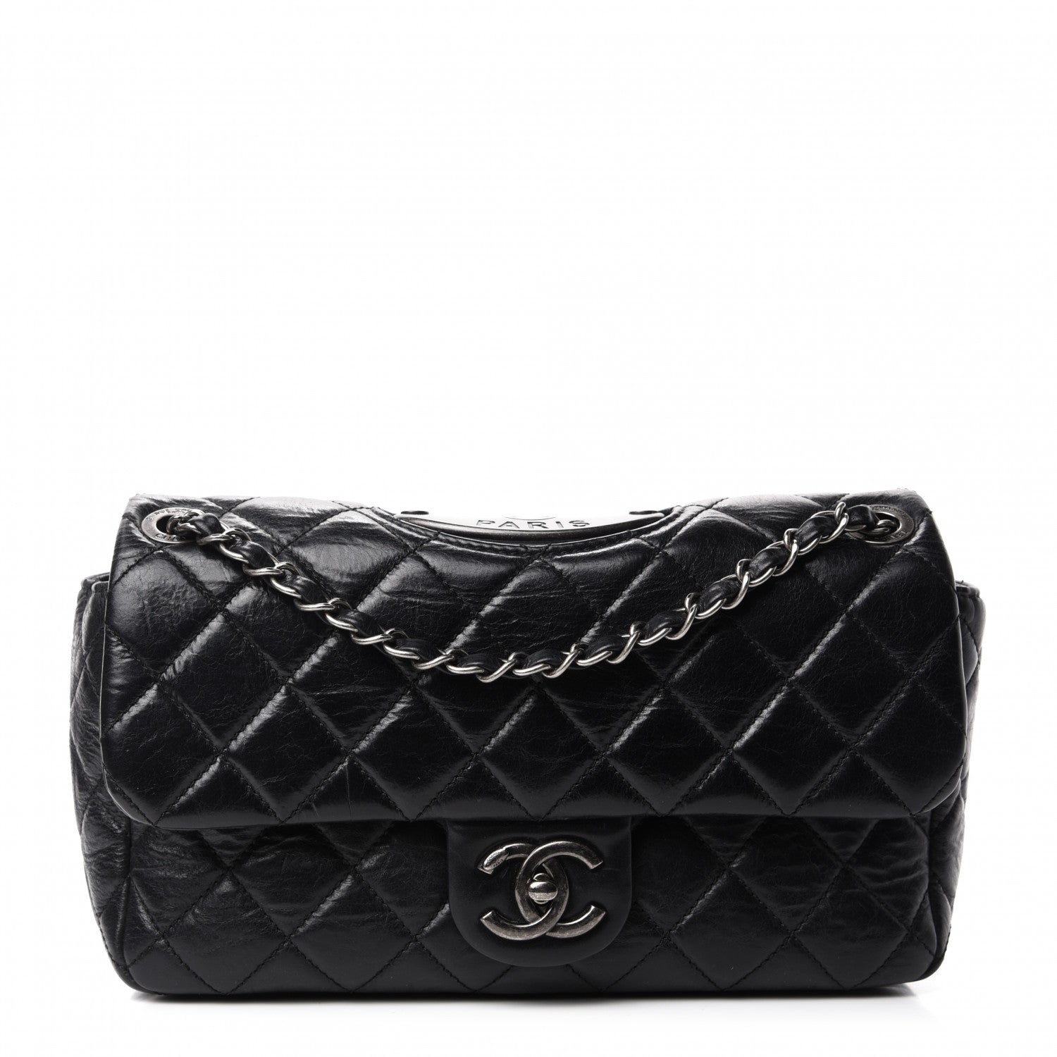 Chanel Calfskin Quilted Large Single Flap Black 1 of 11