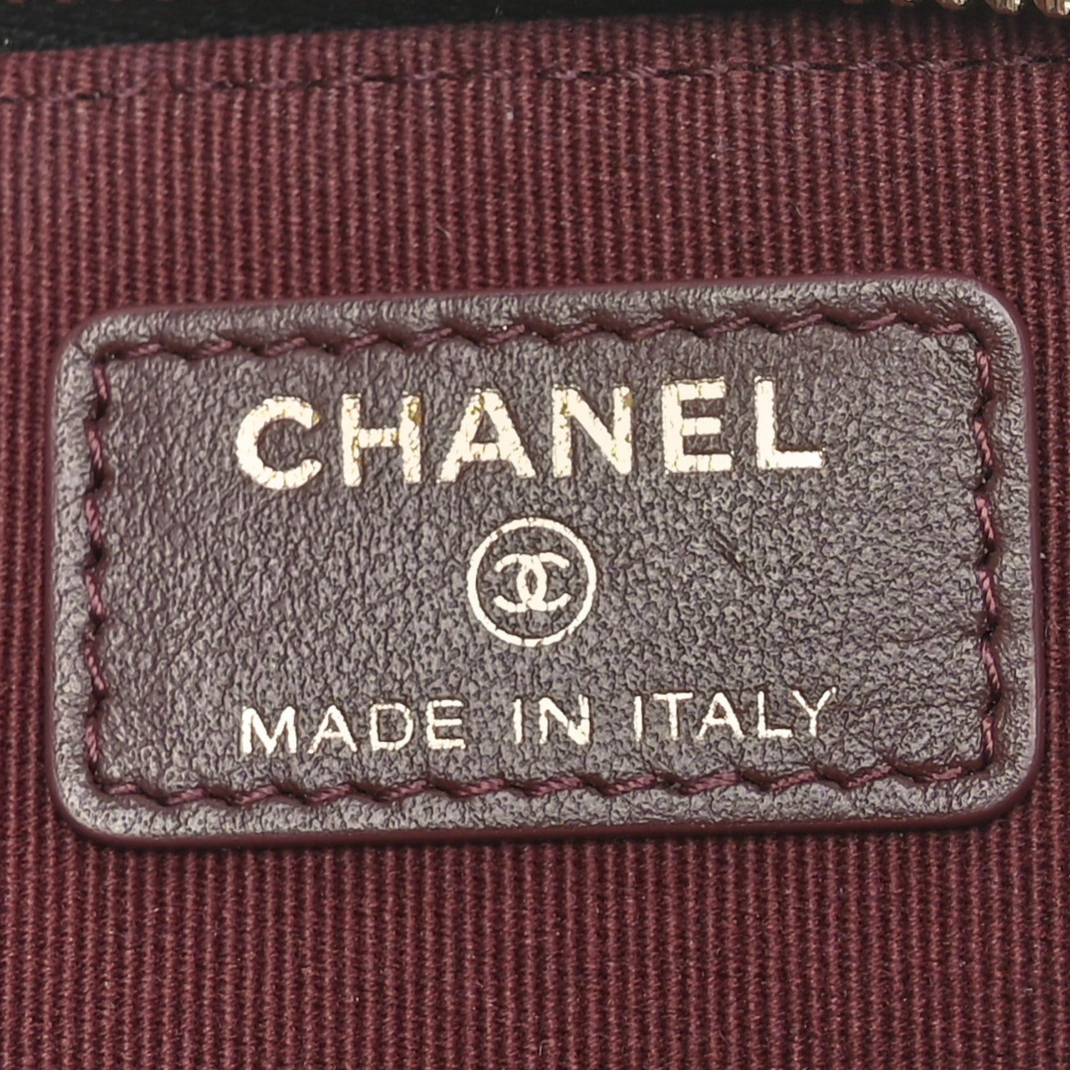 Chanel Caviar Quilted Zip Card Holder Wallet Black 6 of 9