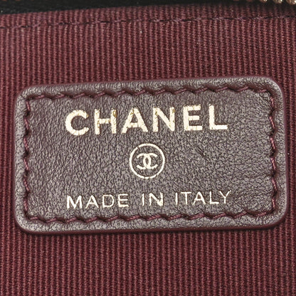 Chanel Caviar Quilted Zip Card Holder Wallet Black 6 of 9