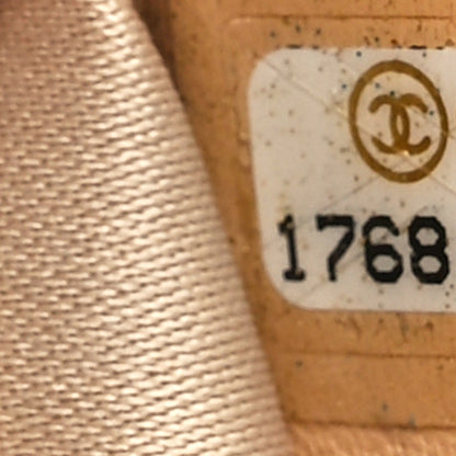 Chanel Lambskin Stitched Clutch Black Gold 7 of 12