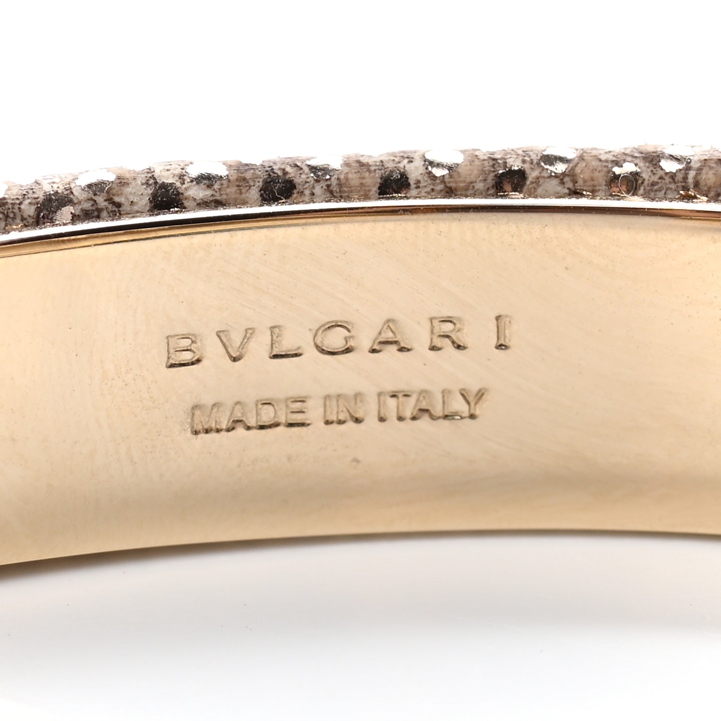 Metallic Karung Serpenti Forever Bracelet