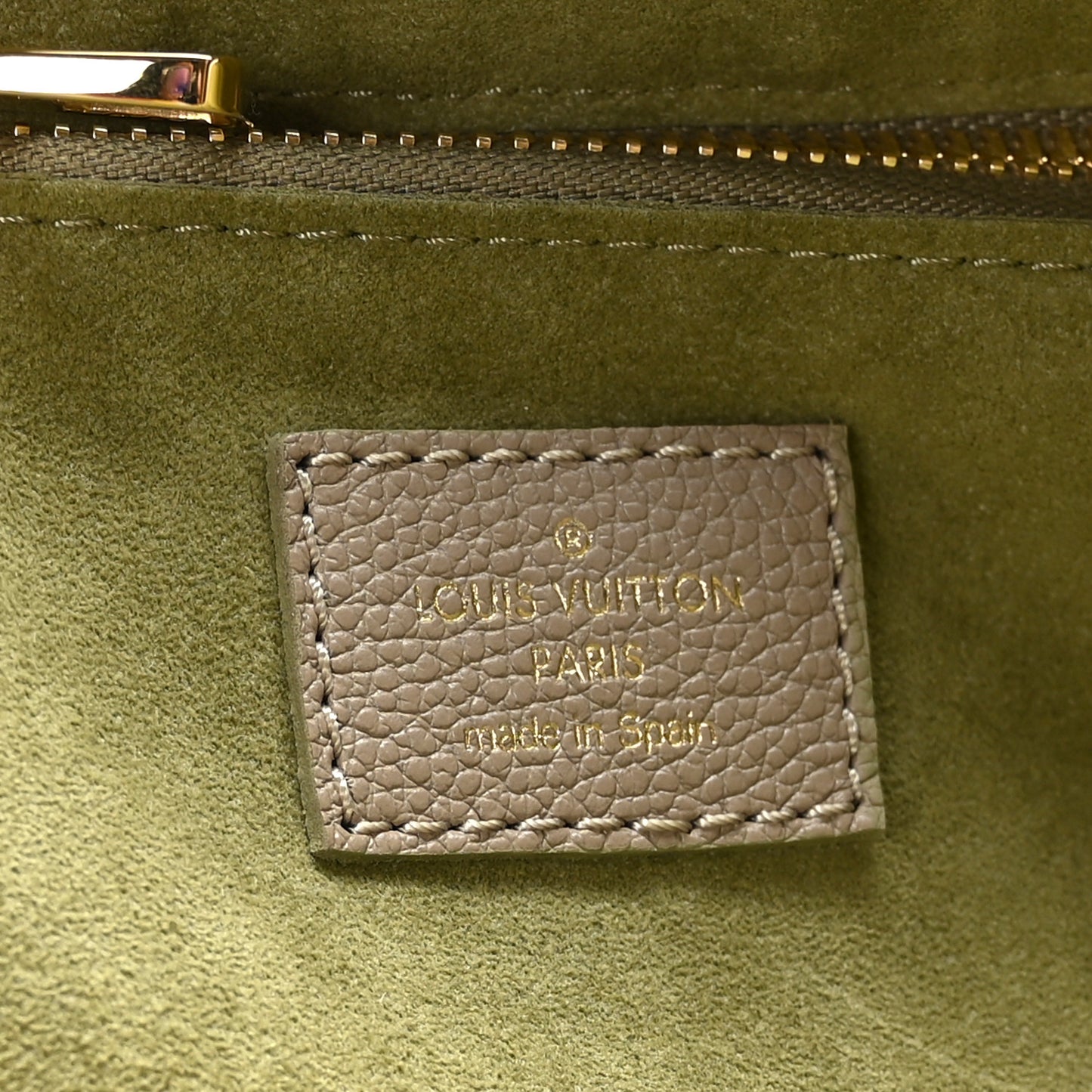 Empreinte Monogram Giant Neverfull MM Khaki Cream