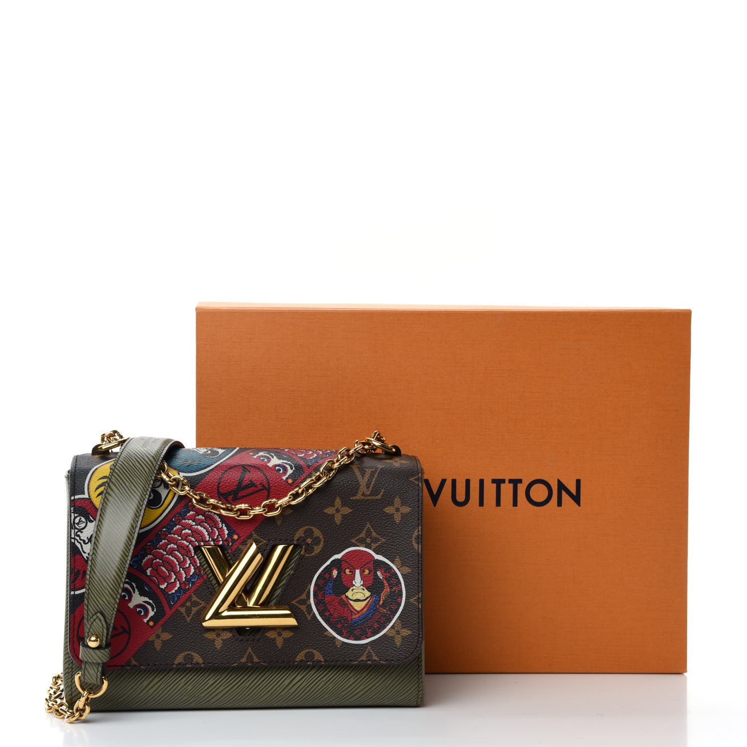 Louis Vuitton Epi Monogram Kabuki Twist Shoulder Bag MM Green 11 of 11