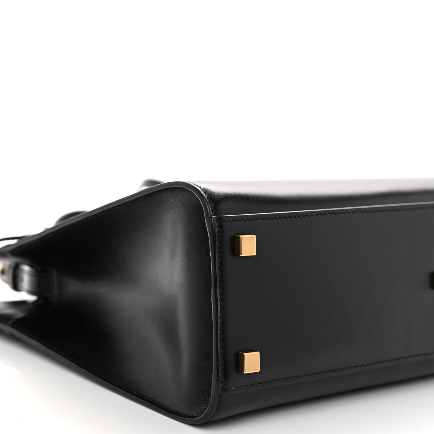 Saint Laurent Calfskin Small Manhattan Shopper Tote Black 8 of 9
