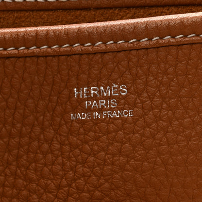 Hermes Taurillon Clemence Evelyne III GM Gold 6 of 16