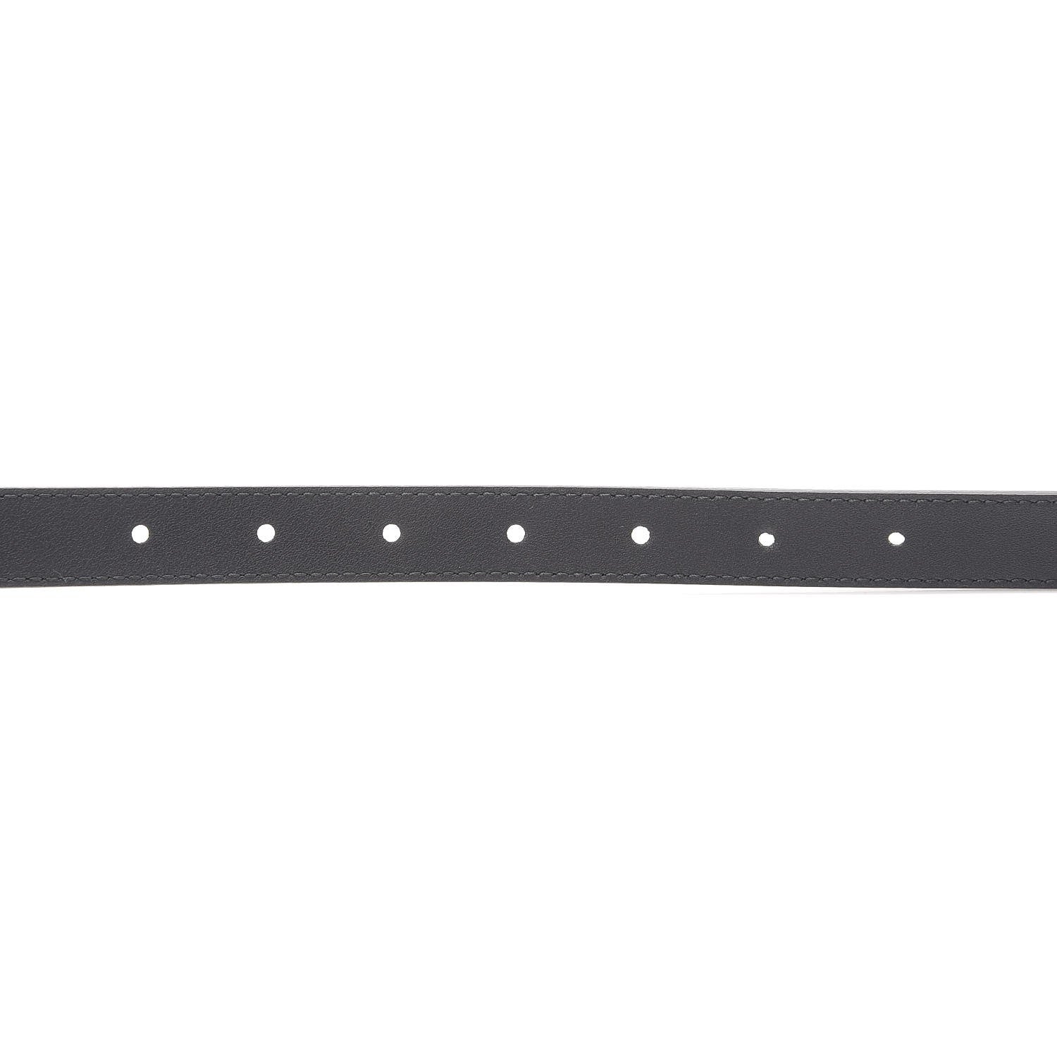 Gucci Calfskin Double G 20mm Belt 85 34 Black 5 of 8