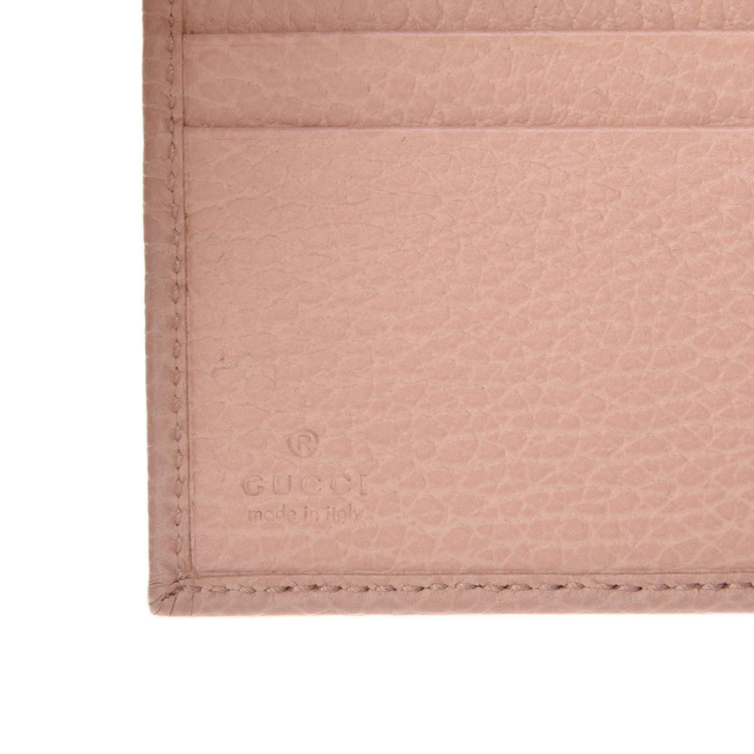 Gucci Dollar Calfskin Double G French Flap Wallet Perfect Pink 6 of 8