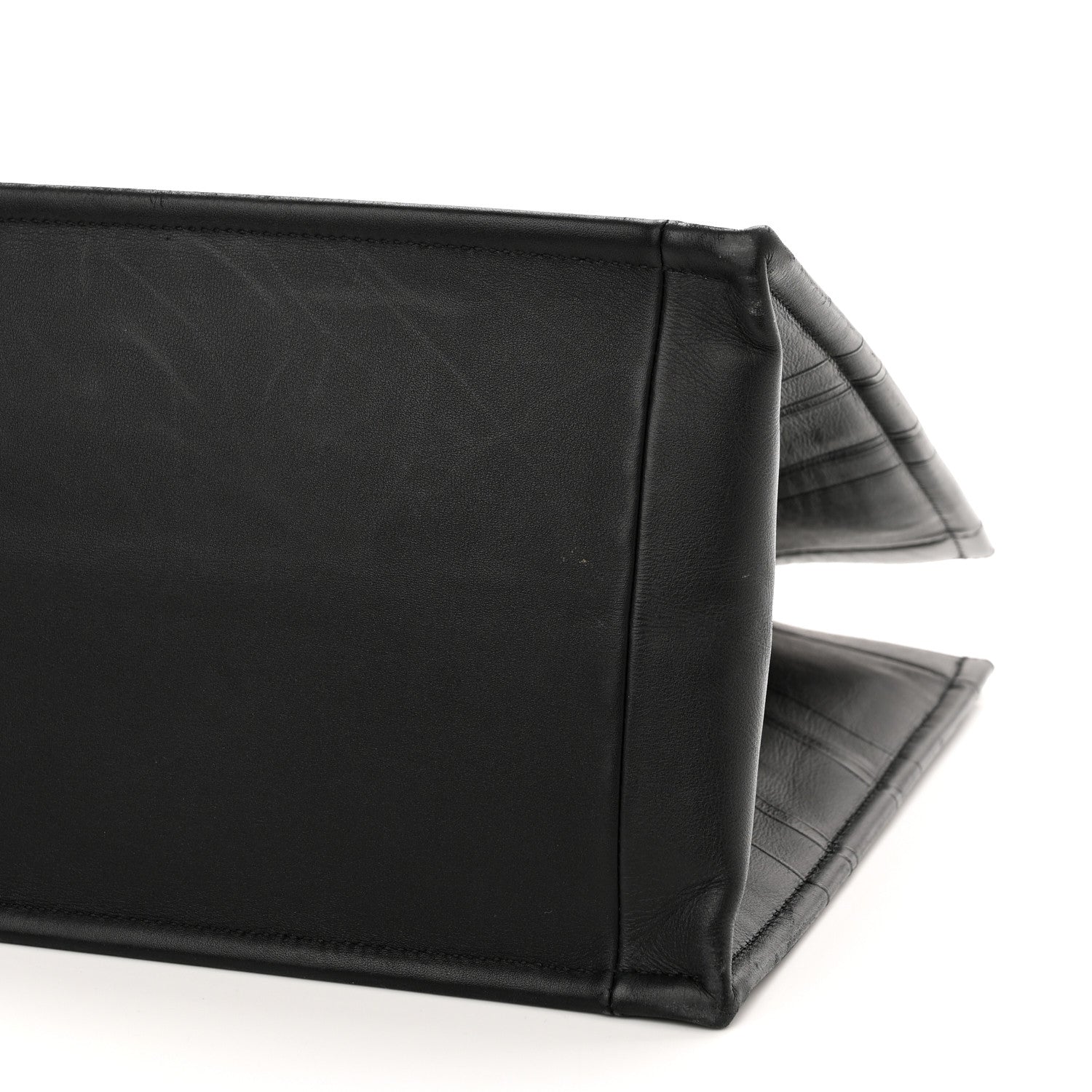 Christian Dior Calfskin Embossed Medium Book Tote Black 10 of 13