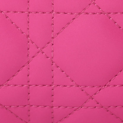 Christian Dior Lambskin Cannage Small Lady D-Joy Fuchsia 7 of 9