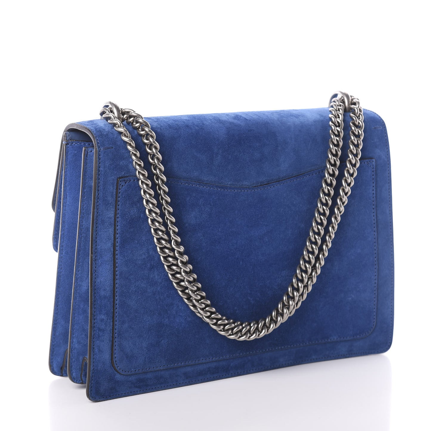 Suede Medium Dionysus Shoulder Bag Blue