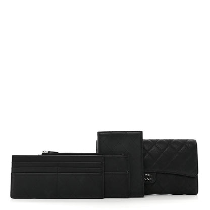 Chanel Caviar Quilted Travel Wallet Black 1 of 10