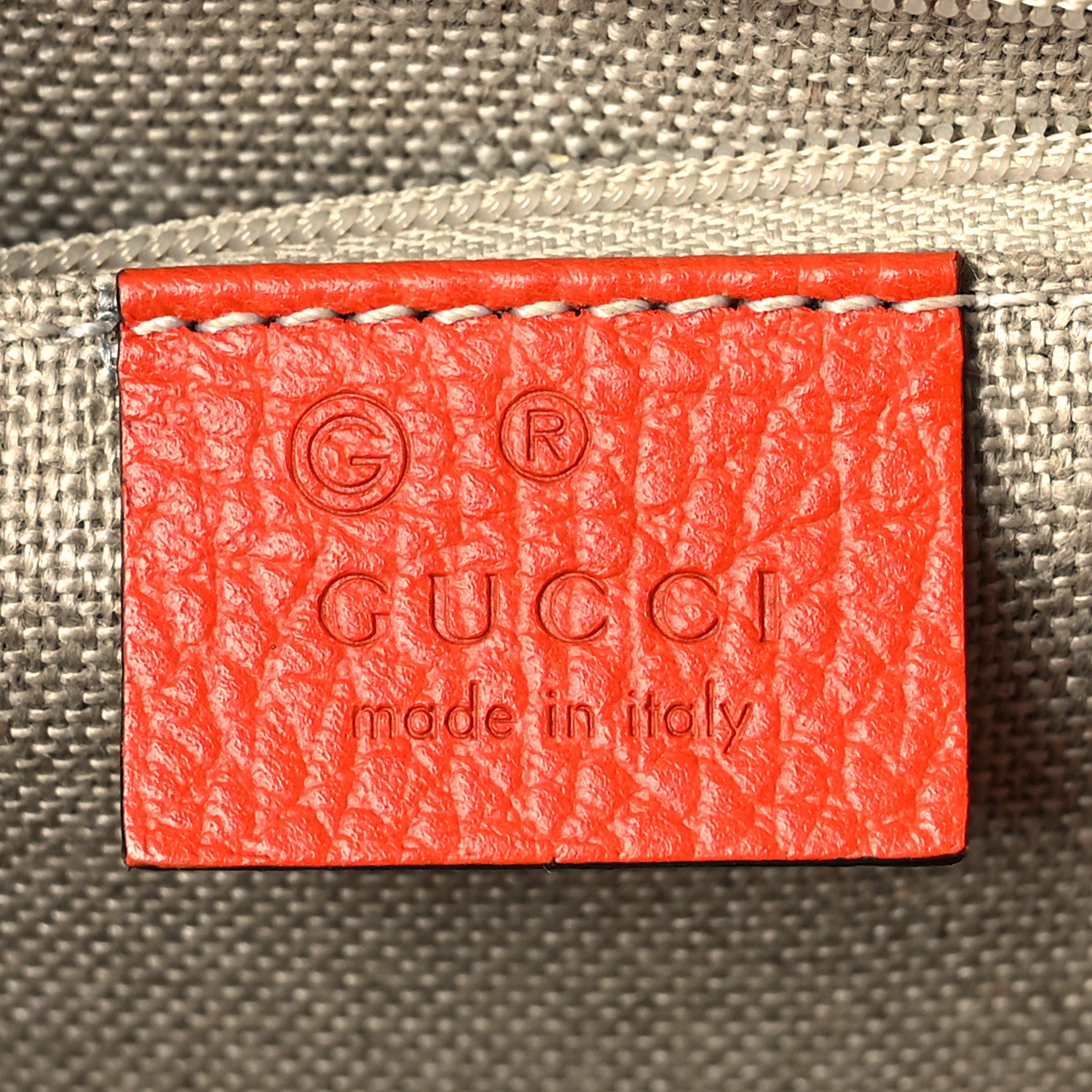 Gucci Dollar Calfskin Interlocking G Shoulder Bag Sun Orange 6 of 11