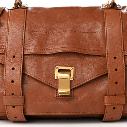 Proenza Schouler Lambskin Medium PS1 Satchel Saddle 9 of 23