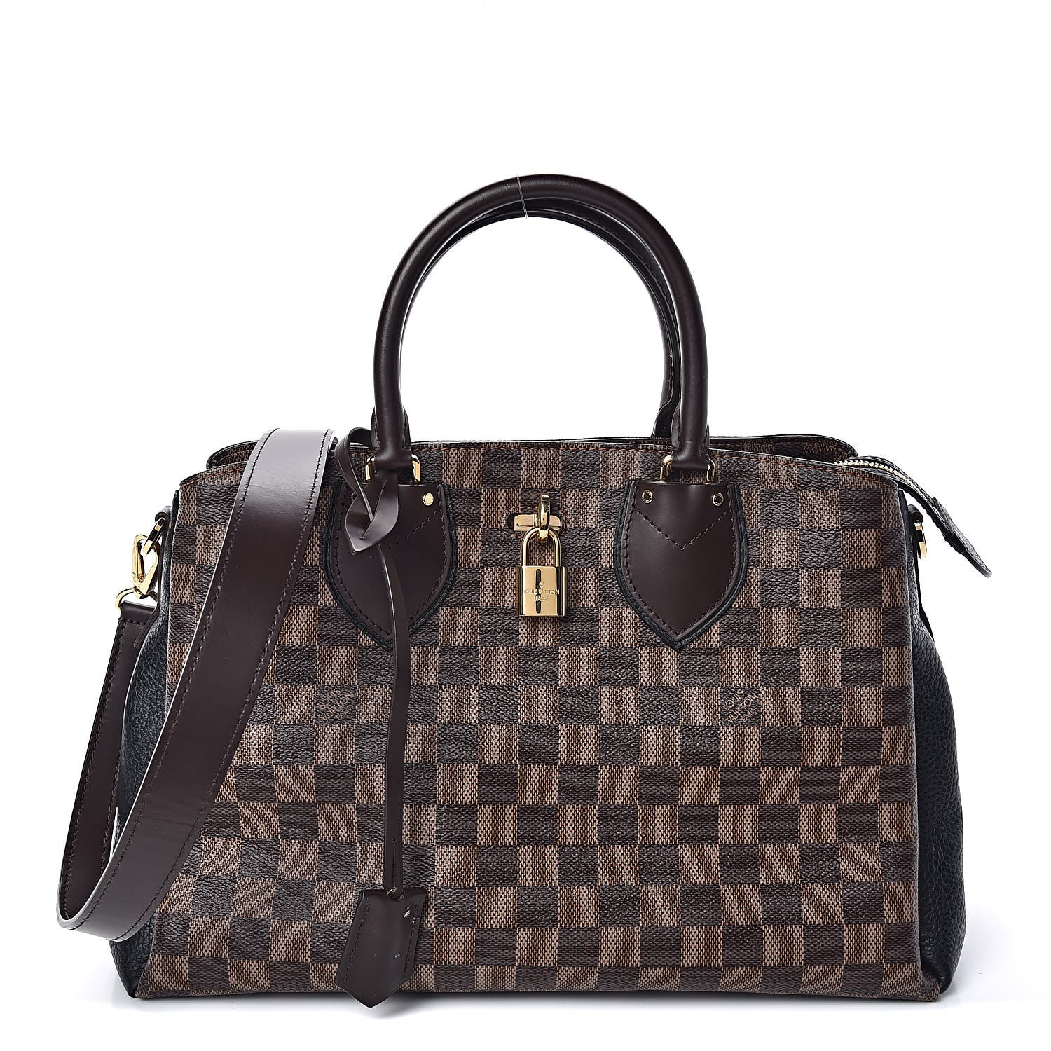 Louis Vuitton Cuir Taurillon Damier Ebene Normandy Black 1 of 11