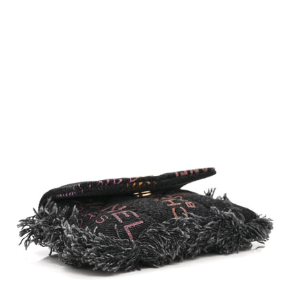 Chanel Denim Quilted Denim Mood Belt Bag Black Multicolor 4 of 10