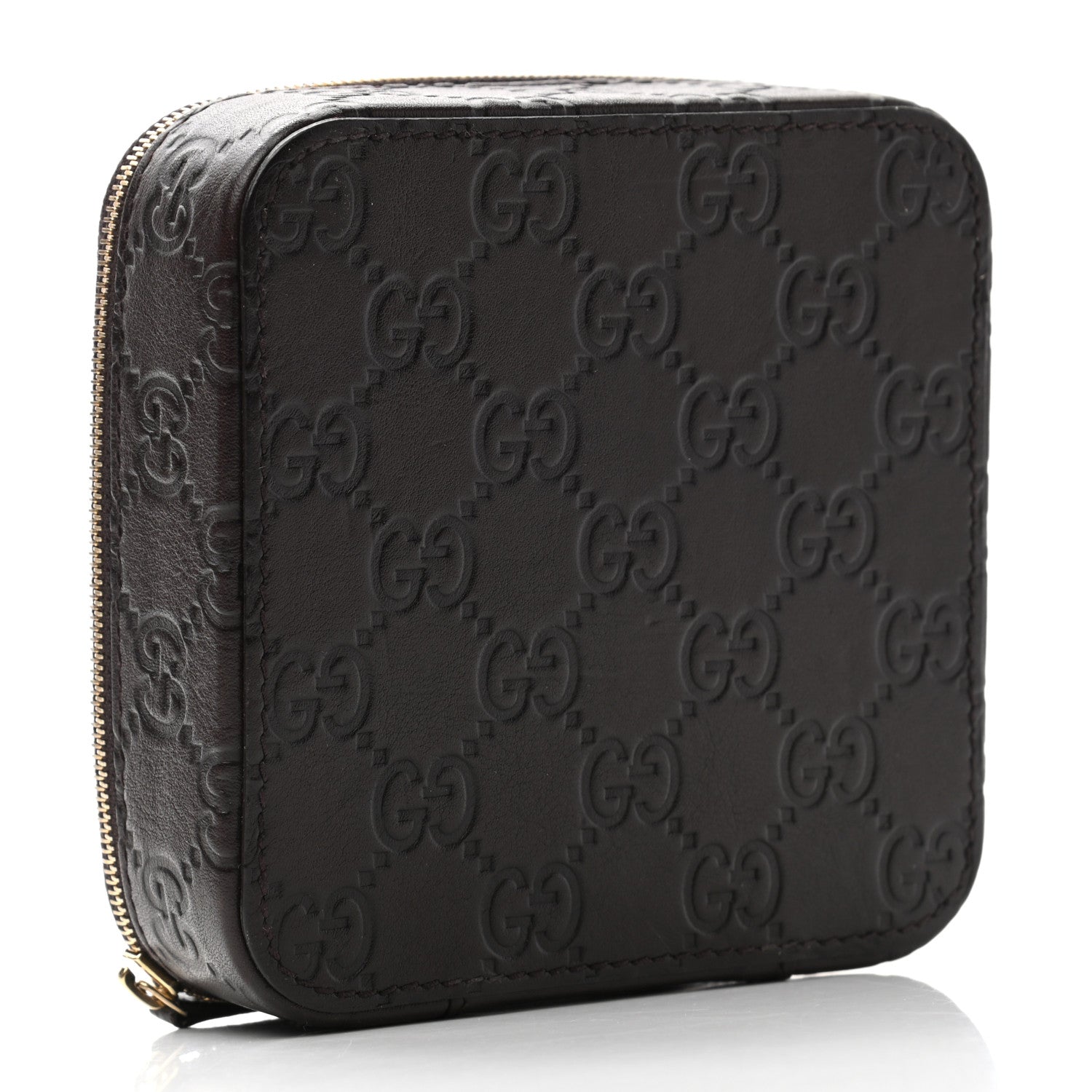 Gucci Guccissima Jewelry Case Brown 4 of 10