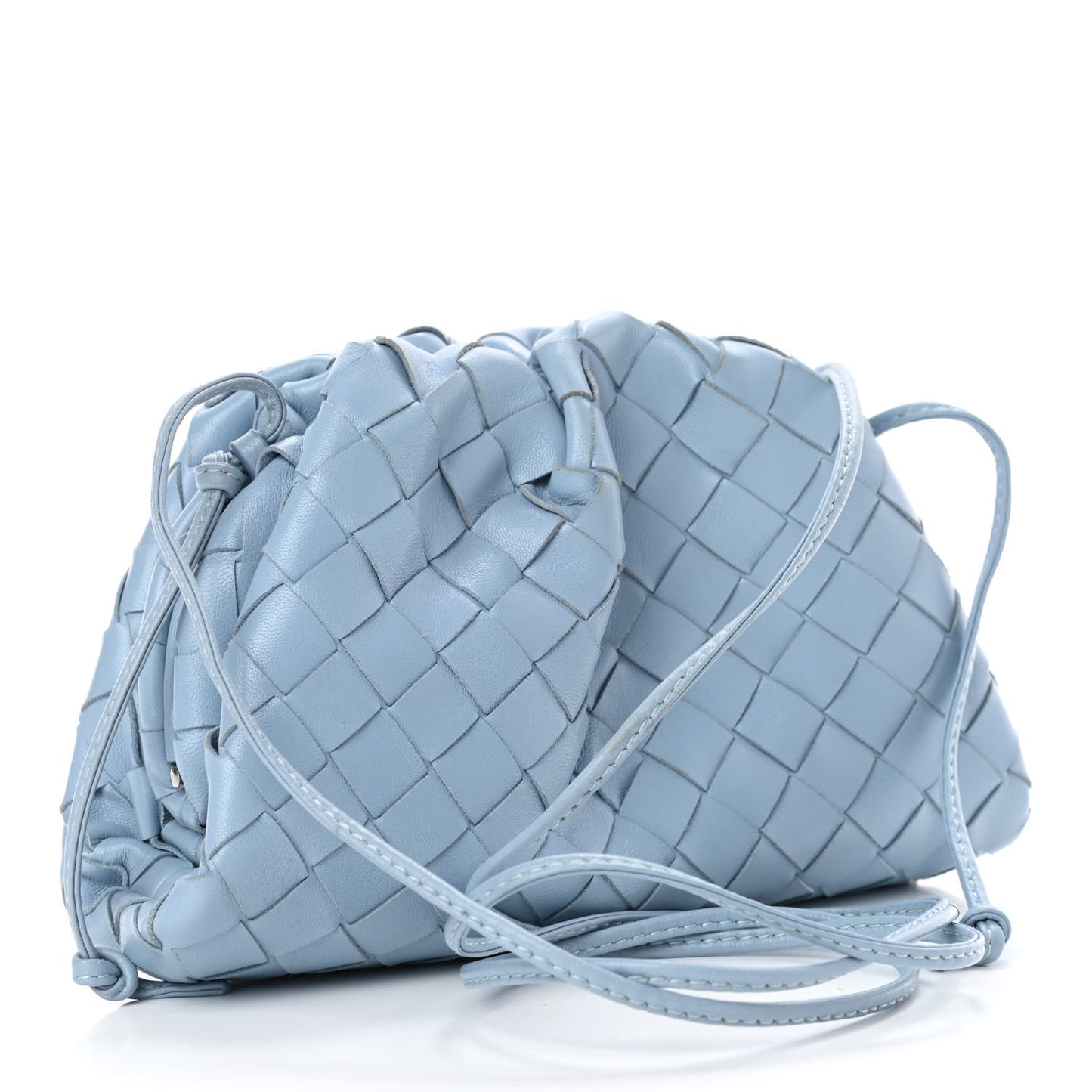 Nappa Intrecciato The Mini Pouch Ice