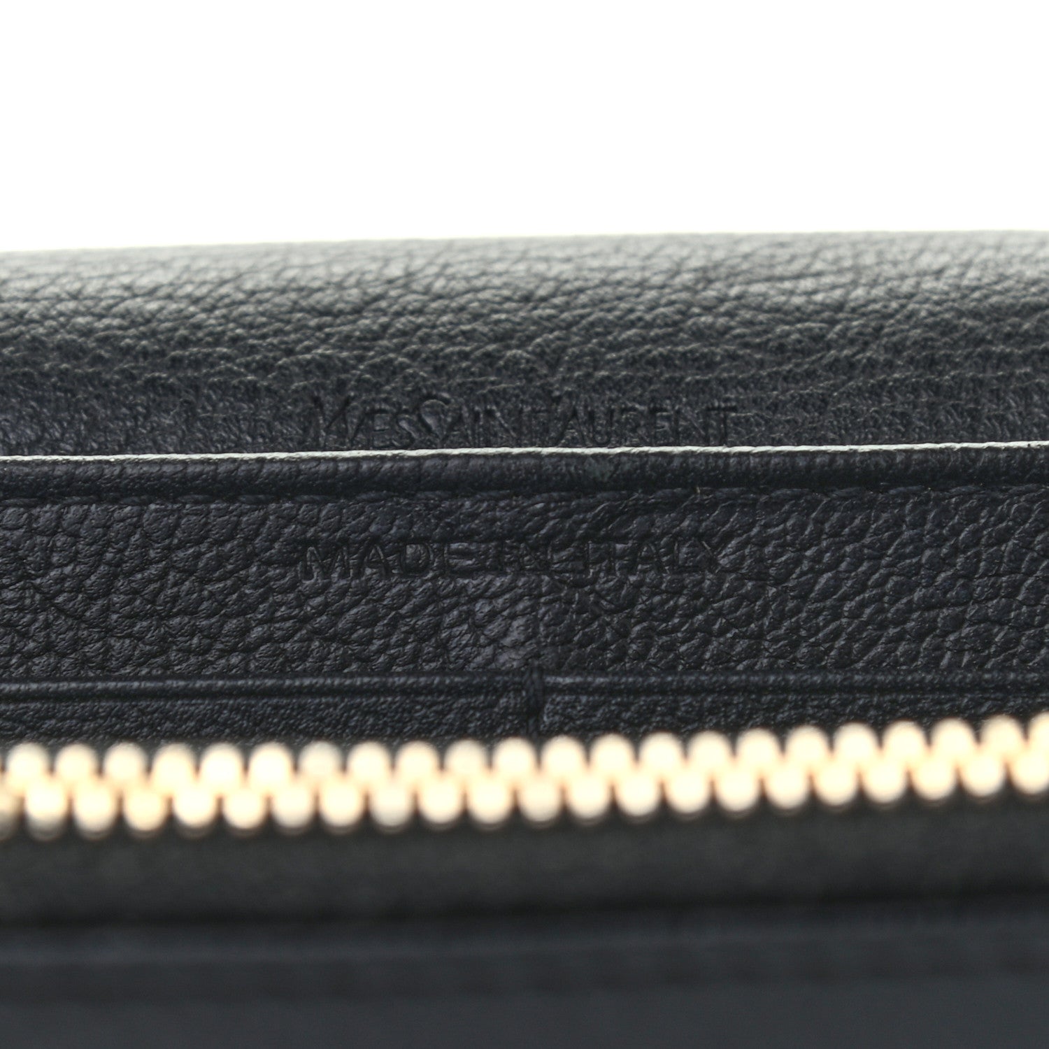 Saint Laurent Chevre Belle De Jour Flap Wallet Black 5 of 5
