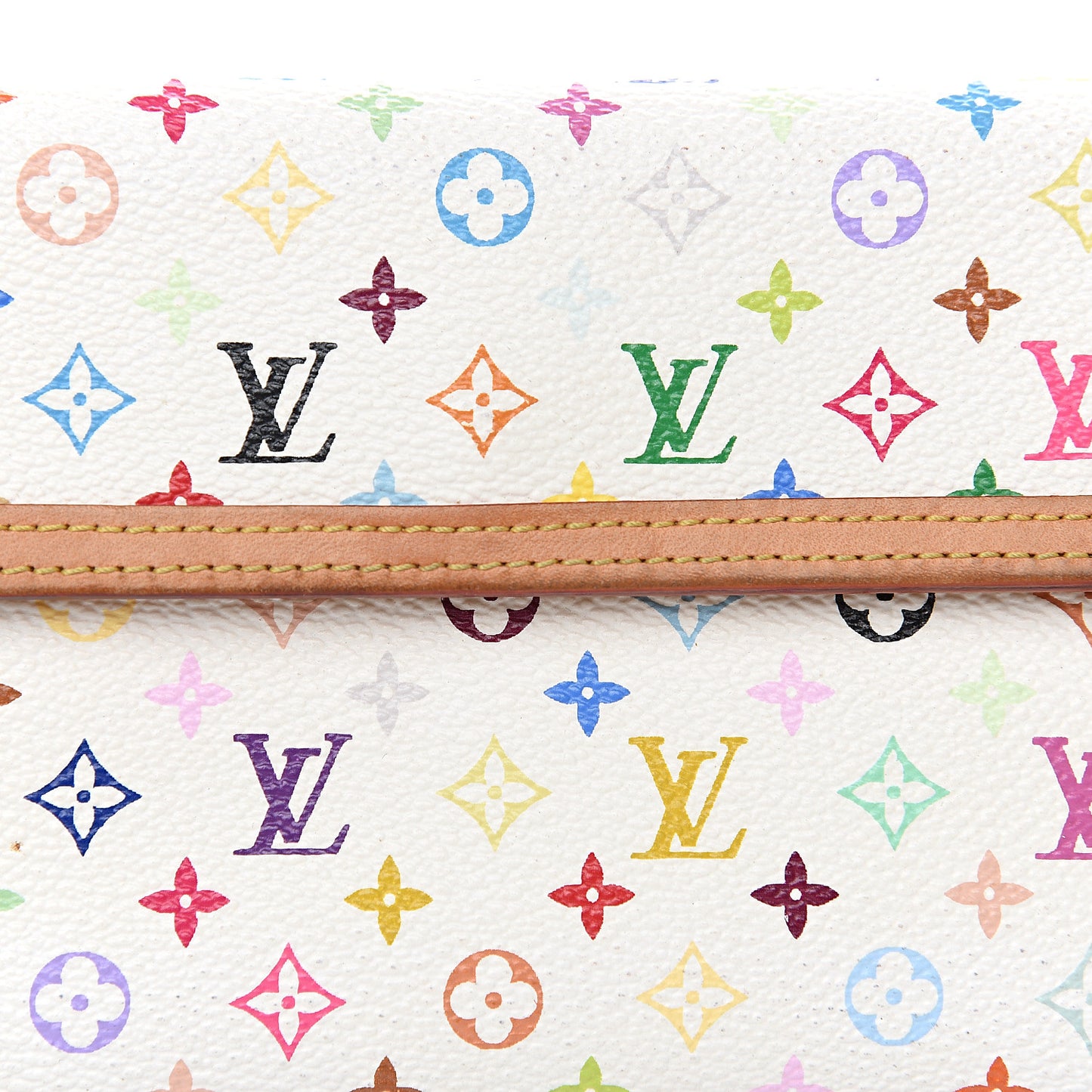 Monogram Multicolor Porte Tresor International Wallet White