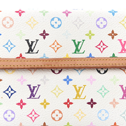 Louis Vuitton Monogram Multicolor Porte Tresor International Wallet White 9 of 11