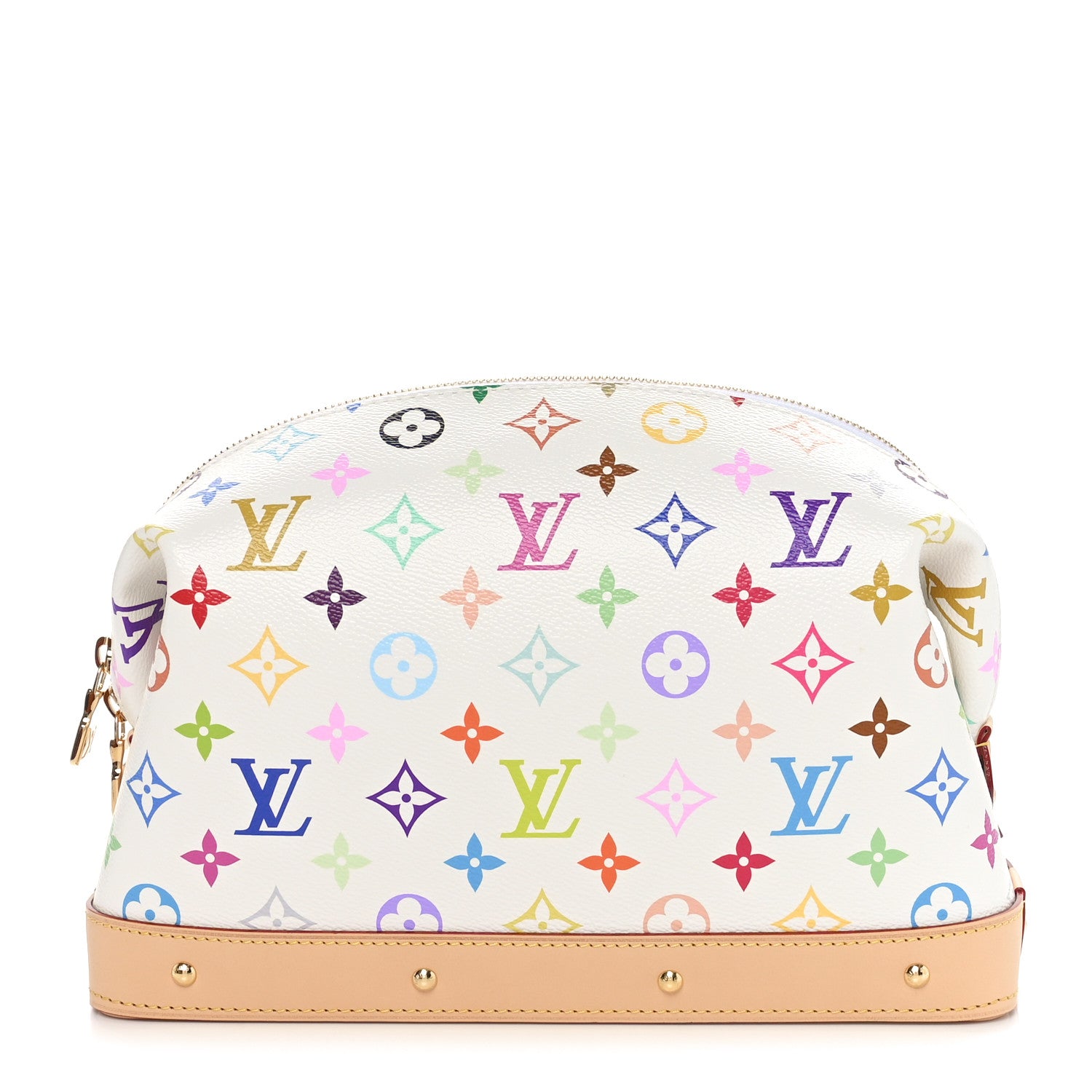 Louis Vuitton LV x TM Monogram Multicolor Cosmetic Pouch GM White 1 of 10
