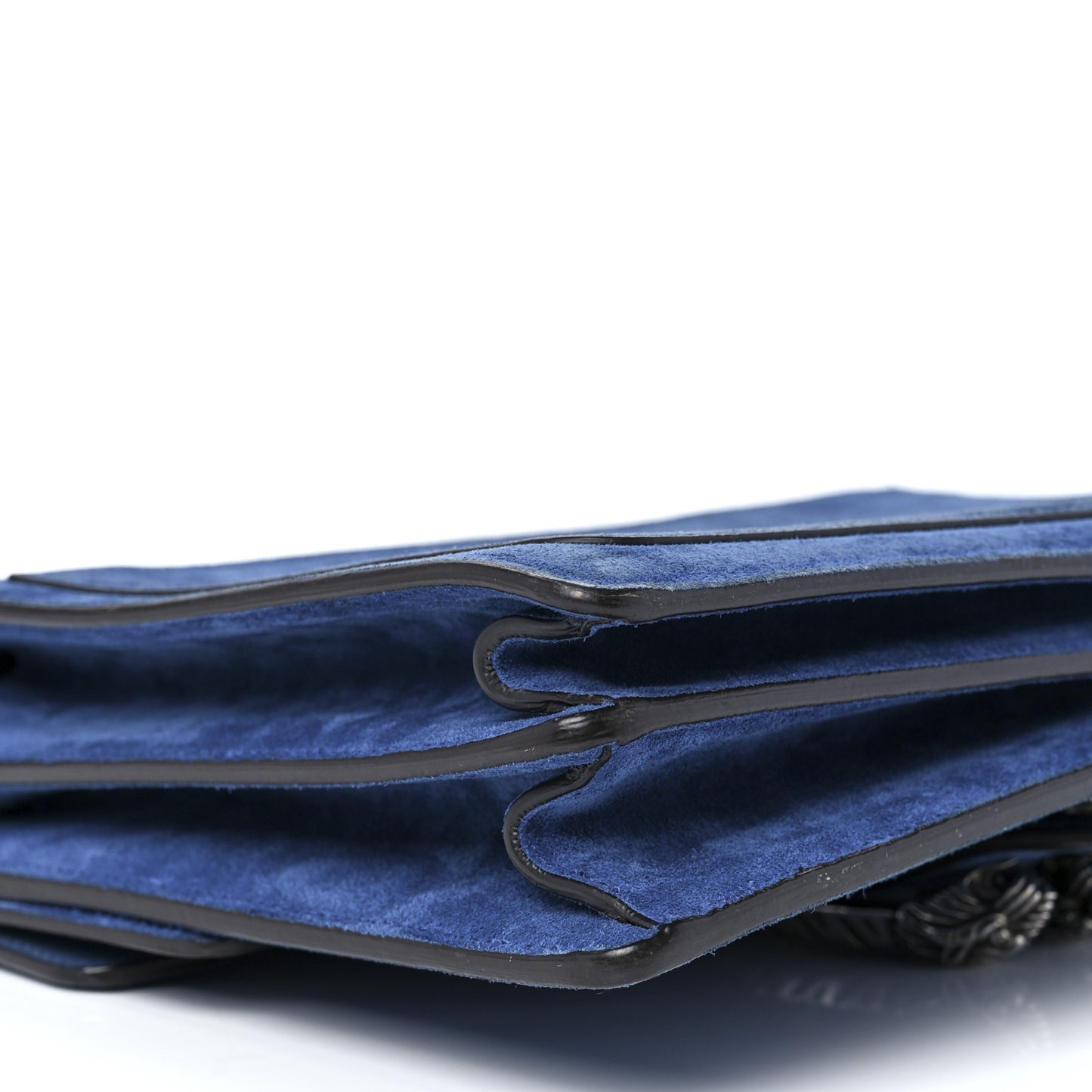 Suede Medium Dionysus Shoulder Bag Blue