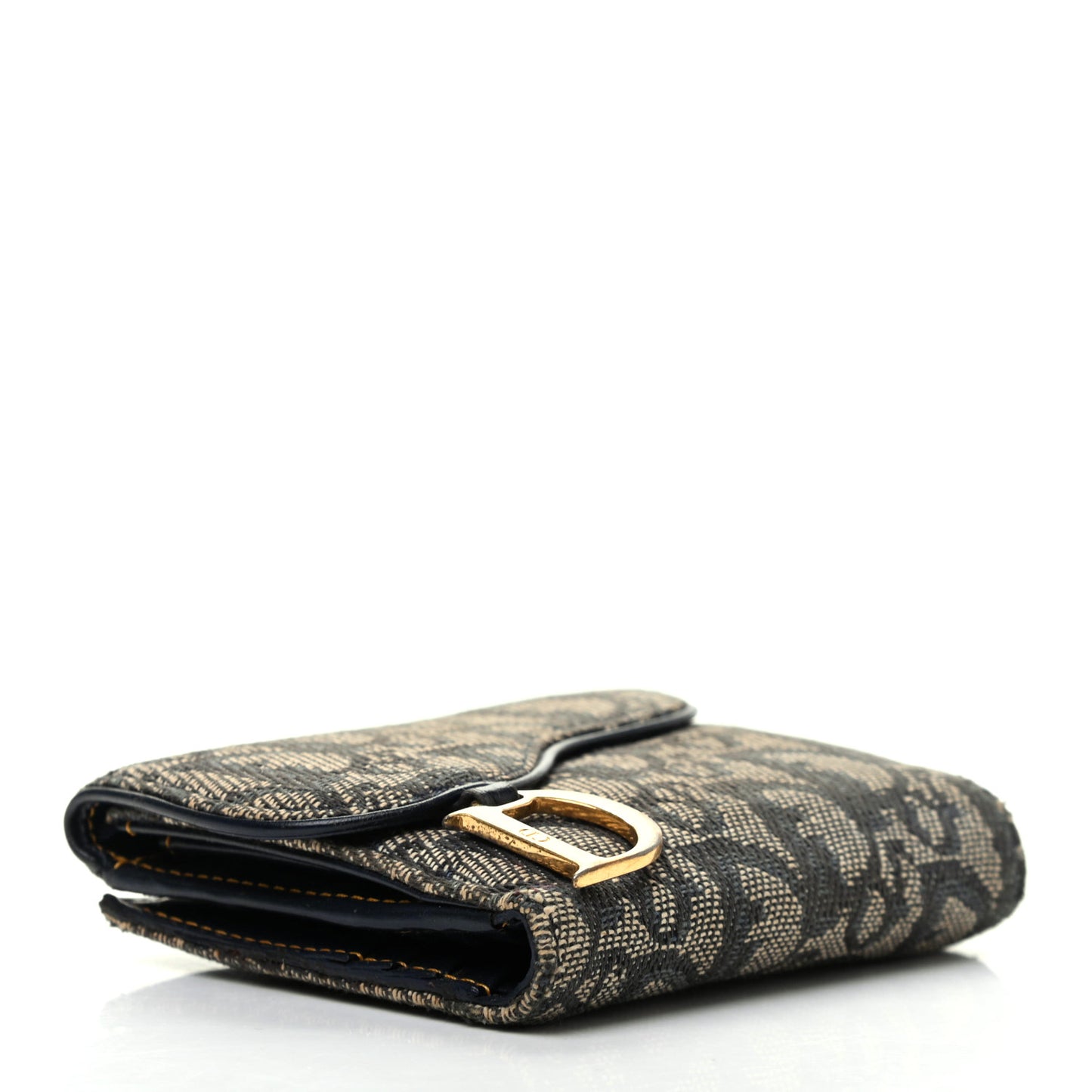 Monogram Compact Saddle Wallet Blue