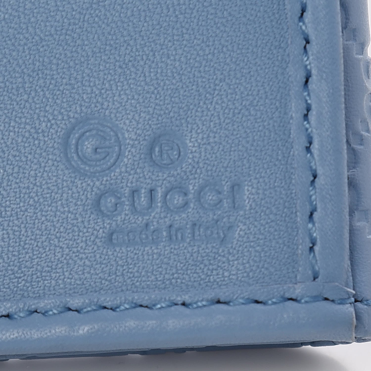 Gucci Microguccissima Continental Flap Wallet Mineral Blue 6 of 8