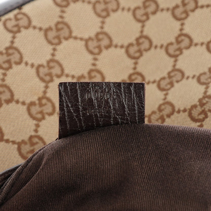 Gucci Monogram Web Jackie O Hobo Dark Brown 7 of 7