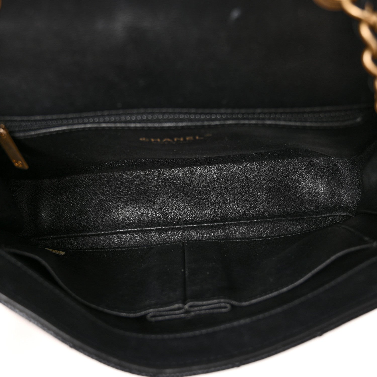 Chanel Caviar Quilted Medium CC Filigree Flap Black 5 of 10