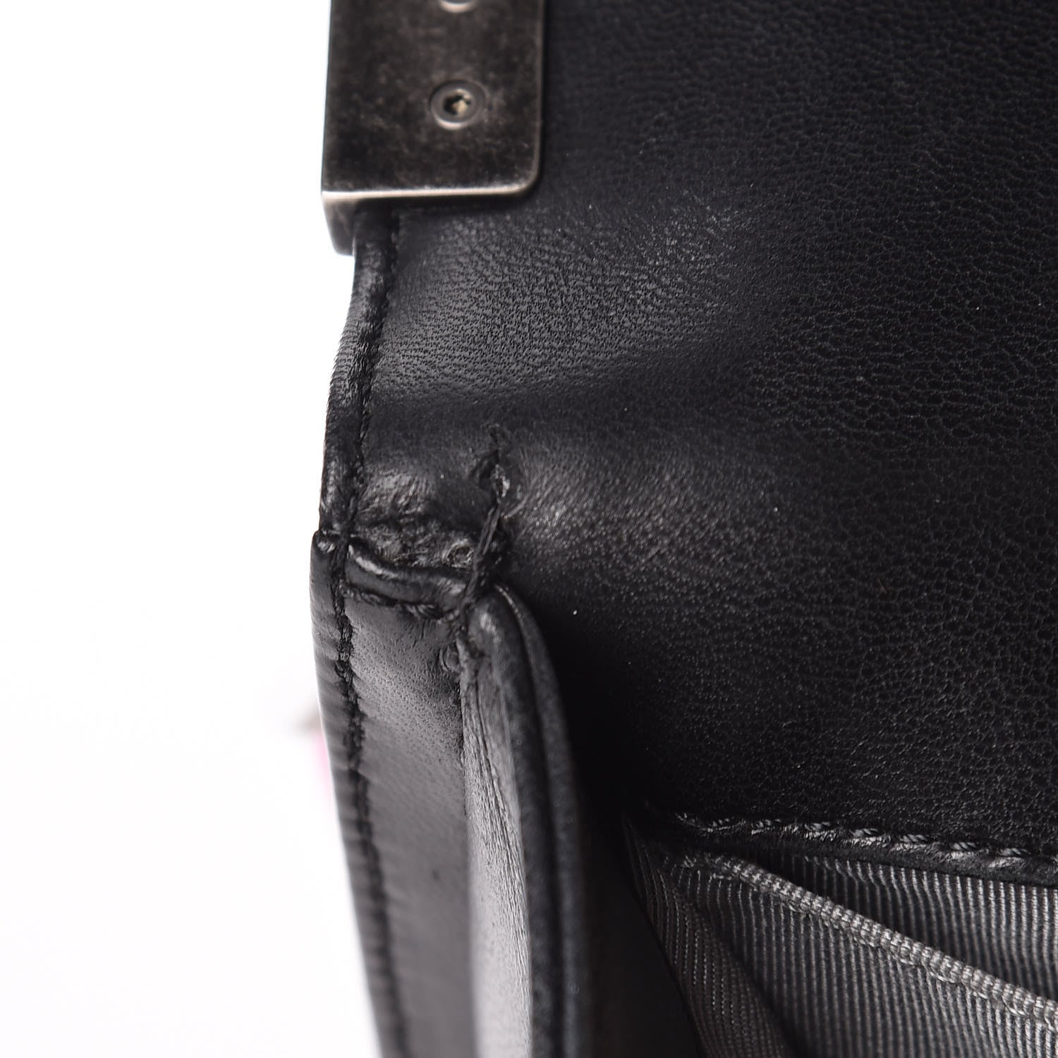 Chanel Lambskin Quilted Medium Boy Flap Black 18 of 20
