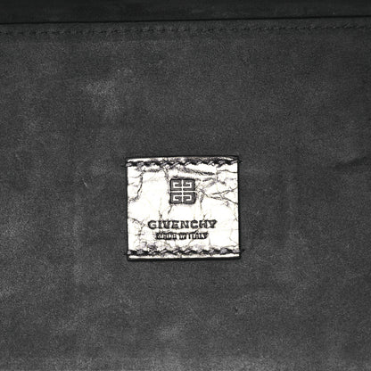 Givenchy Metallic Calfskin Medium Voyou Bag Silver 6 of 13