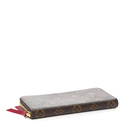 Louis Vuitton Monogram Clemence Wallet Fuchsia 4 of 7