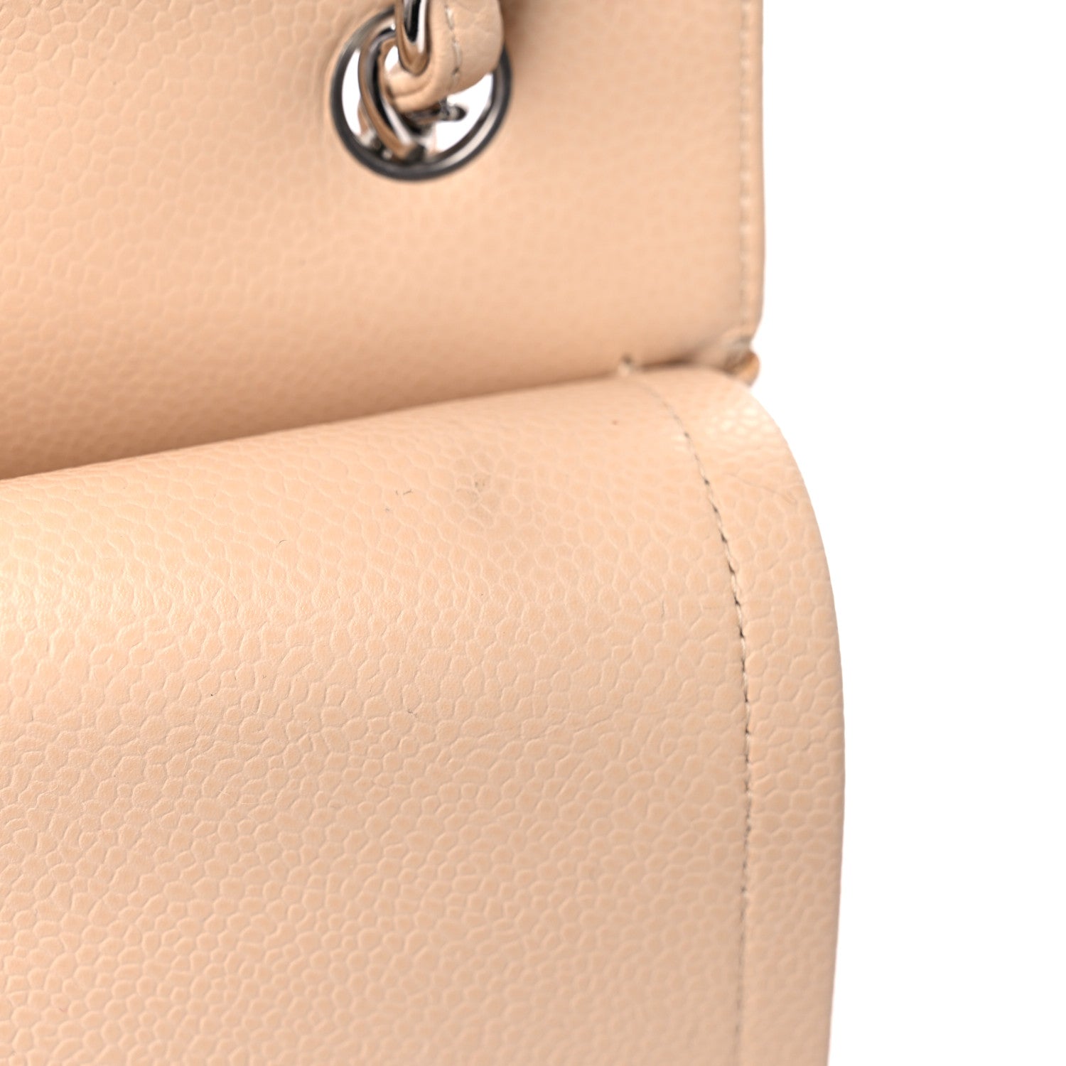 Chanel Caviar Quilted Jumbo Double Flap Beige Clair 20 of 27