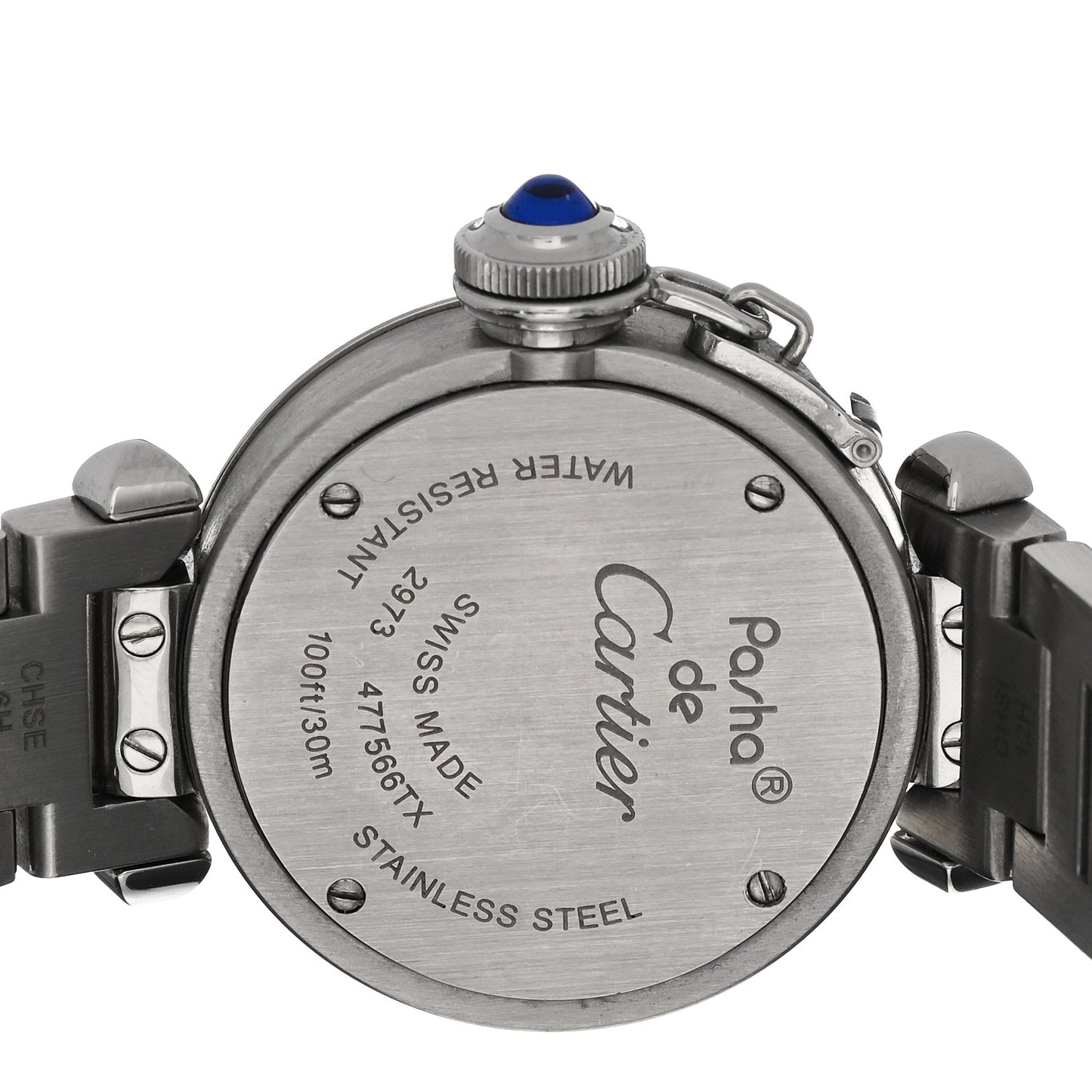 Stainless Steel 27mm Miss Pasha Quartz Watch Silver