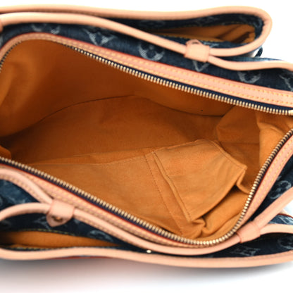 Louis Vuitton Denim Raye Porte Epaule MM 4 of 9