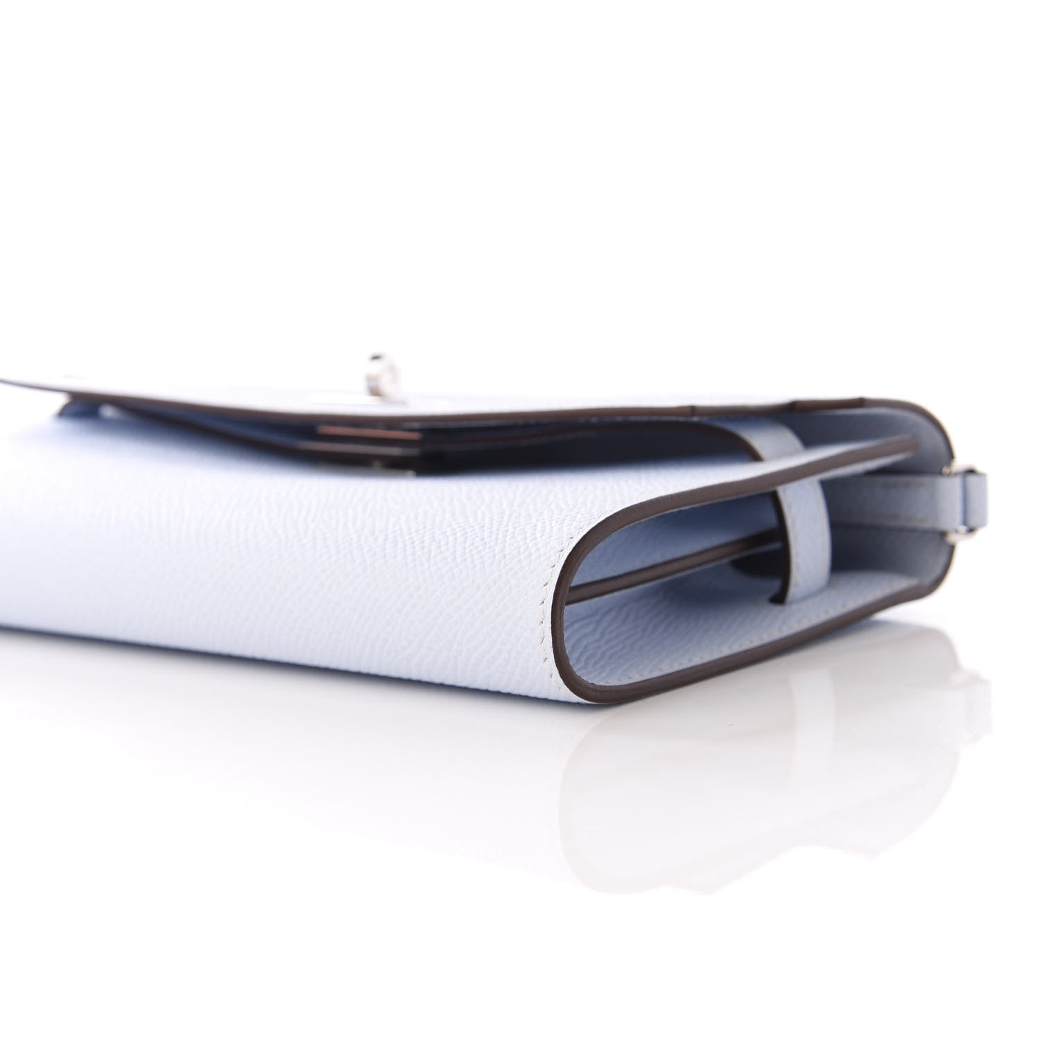 Hermes Epsom Kelly Wallet To Go Bleu Brume 6 of 9