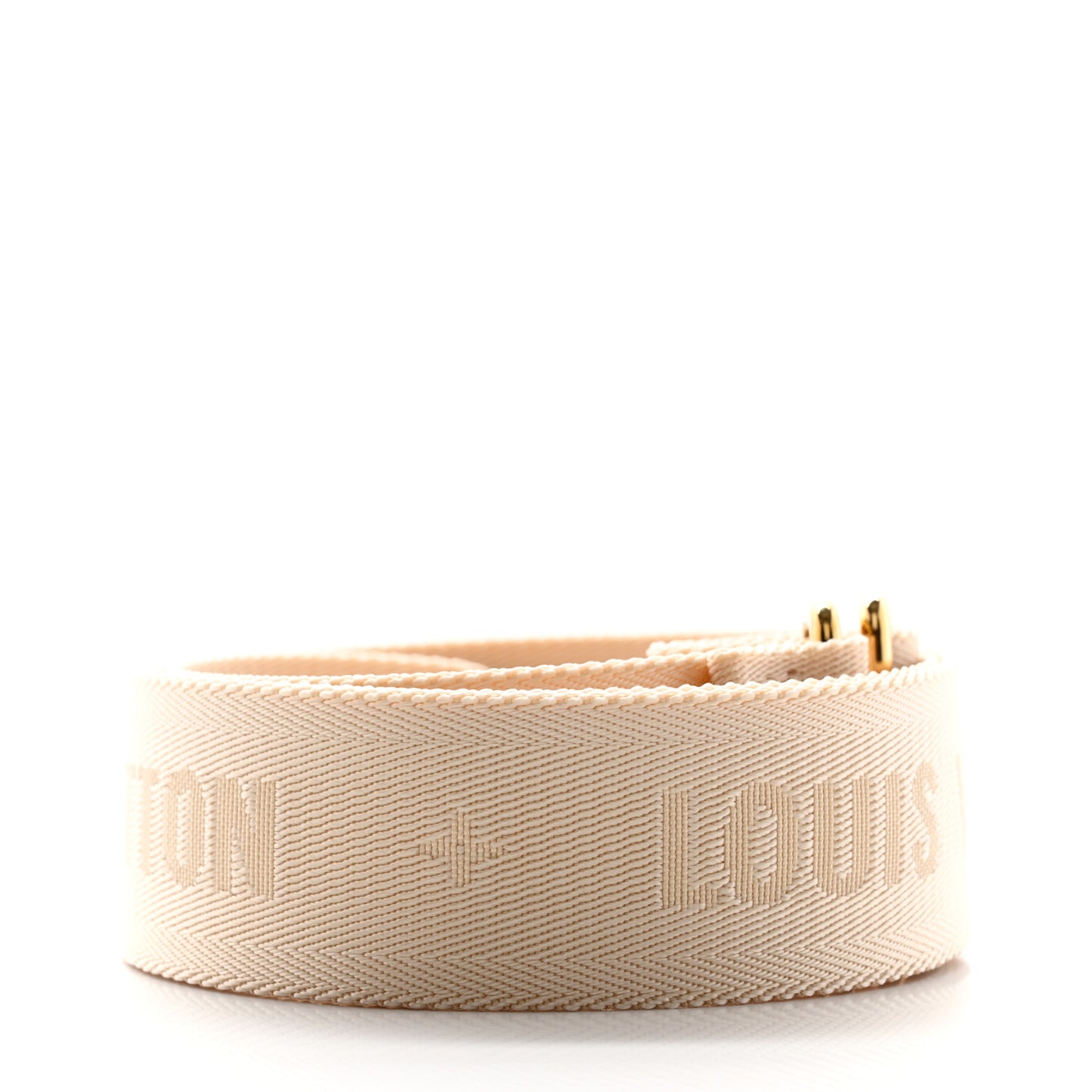 Jacquard Monogram Adjustable Shoulder Strap New Creme