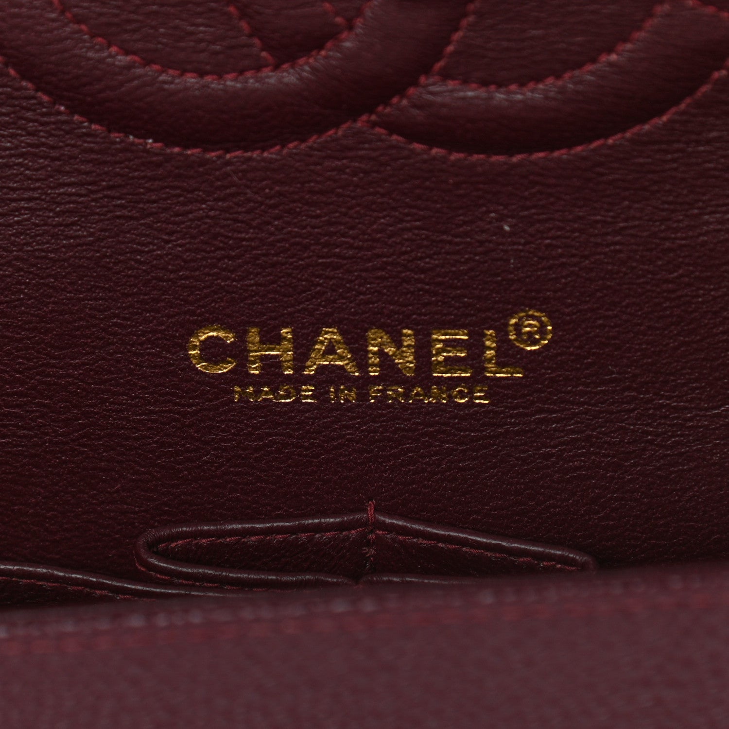 Chanel Caviar Quilted Medium Double Flap Burgundy 5 of 9