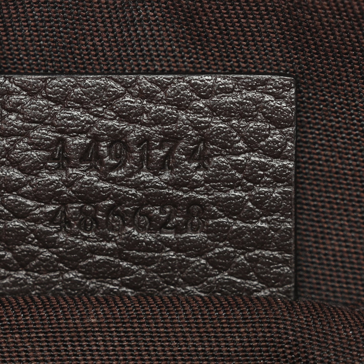 Monogram Dollar Calfskin Belt Bag Beige Ebony Testa di Moro Marrone Scuro
