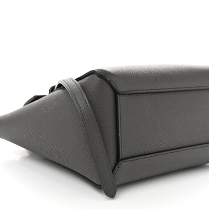 Celine Grained Calfskin Nano Belt Bag Grey 9 of 12