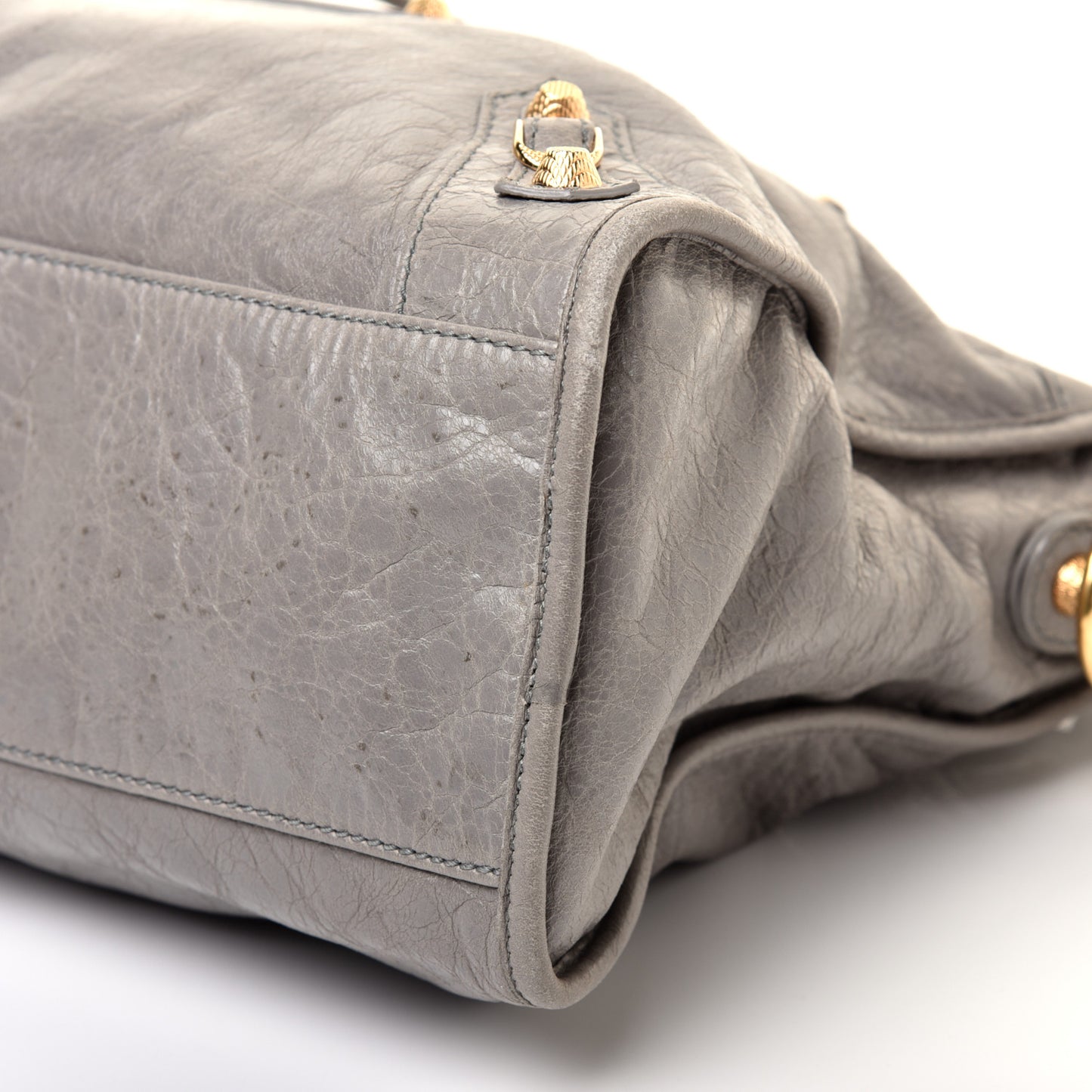 Agneau Giant 12 Gold Hardware City Gris Pyrite
