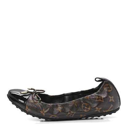 Louis Vuitton Monogram Flirty Ballerina Flats 42 Black 1 of 8