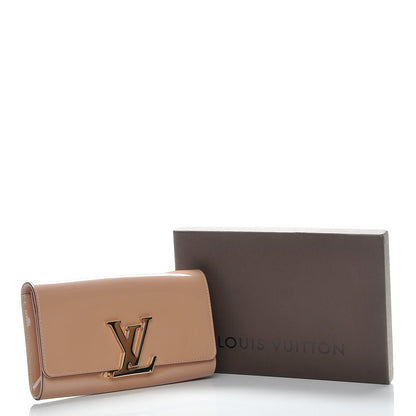 Louis Vuitton Patent Louise Clutch Nude 8 of 9