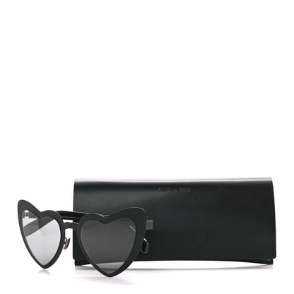 Saint Laurent Acetate Heart Frame Loulou SL181 Sunglasses Black 8 of 8