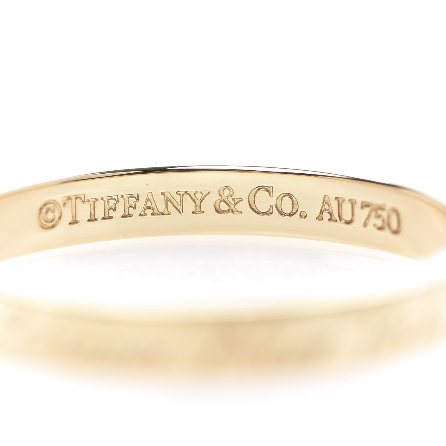 Tiffany 18K Yellow Gold Notes Ring 59 8.75 4 of 4